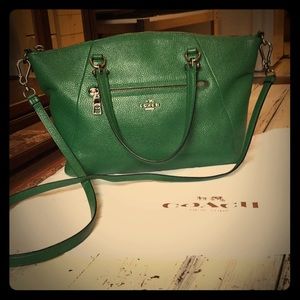 Coach Kelsey Green Satchel